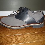 Cole Haan Saddle Shoes Black Gray Size 9 New!