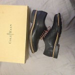 COLE HAAN BLACK LEATHER WINGTIP SHOES SIZE 9 M