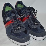 HUGO BOSS “Akeen” Men’s Fashion Sneakers  Shoes Textile Leather Size US-12
