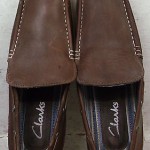 NEW Clarks Mens Brown Leather Casual Loafers Deck Boat Shoes 30579 size 7.5 M