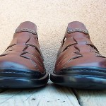 Mens Cole Haan Nike Air Casual Dress Shoe Sandal Size 11M Brown Leather Comfort