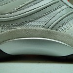 HUGO BOSS Mens 9 EU 42 Whte/Silver Fashion Leather & Suede Sneakers