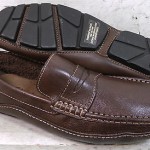 NEW Clarks of England Mens Fury Brown Leather Driving Moc Shoes 71281 size 7 M