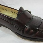 Cole Haan Leather Buckle Loafers Shoes – Burgundy – Men’s Size 8.5 D