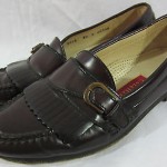 Cole Haan Leather Buckle Loafers Shoes – Burgundy – Men’s Size 8.5 D