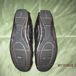 Men’s Cole Haan Dark Brown Croc Embossed Driving Moccasins Size 8.5 D