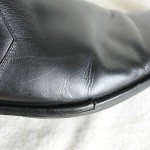 HUGO BOSS Chelsea Ankle Boots Dress Sleek Black Leather Men’s Size 11.5