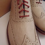 NIB COLE HAAN AIR COLTON WINTER WINGTIP OFORDS SUMMER KHAKI LEATHER