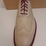 NIB COLE HAAN AIR COLTON WINTER WINGTIP OFORDS SUMMER KHAKI LEATHER