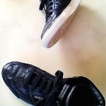 DIESEL Men’s Claw King Black Leather High Tops Sneakers Size 10M