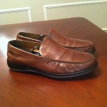 MEN’S COLE HAAN BROWN LEATHER LOAFER SHOES SIZE 10.5