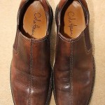 COLE HAAN Slip On Loafers, Beautiful Brown Leather – Size 9 M
