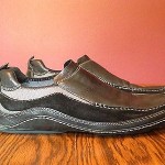 Men’s Cole Haan Nike Air Black Leather Driving Moccasins Loafers Size 11.5