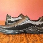Men’s Cole Haan Nike Air Black Leather Driving Moccasins Loafers Size 11.5