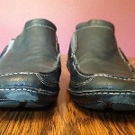 Men’s Cole Haan Nike Air Black Leather Driving Moccasins Loafers Size 11.5