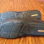 Men’s Cole Haan Nike Air Black Leather Driving Moccasins Loafers Size 11.5