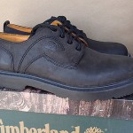 Timberland Leather Oxfords 95042 RARE DEADSTOCK Men NWD Black 8.5