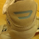 Men’s Diesel Parandy Lace Up Sneakers Size 13 White, Blues Cow Leather
