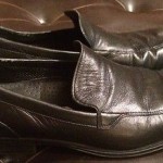 Men’s COLE HAAN Black Leather Loafers Slip On Shoes Sz 10M