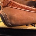 Men’s Cole Haan Nike Air Grant distressed look leather  driving loafer SZ -12 M
