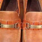 Men’s Cole Haan Nike Air Grant distressed look leather  driving loafer SZ -12 M