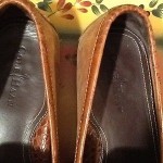 Men’s Cole Haan Nike Air Grant distressed look leather  driving loafer SZ -12 M