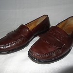 COLE HAAN Men’s BROWN Fringe LEATHER Slip-On Loafers Shoes – Size 10M
