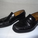 Men’s COLE HAAN Black LEATHER Classic Slip-On Penny Loafer Casual Shoes – 10.5M