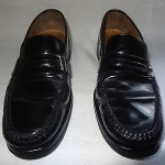 Men’s COLE HAAN Black LEATHER Classic Slip-On Penny Loafer Casual Shoes – 10.5M