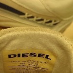 Men’s Diesel Parandy Lace Up Sneakers Size 13 White, Blues Cow Leather