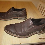 Cole Haan Nike Air Canton Leather Slip On Mens Shoes  9.5 M Brown