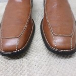 COLE HAAN COLLECTION MENS SHOES SIZE 13 BROWN LEATHER ITALY DRESS CASUAL LOAFERS