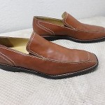 COLE HAAN COLLECTION MENS SHOES SIZE 13 BROWN LEATHER ITALY DRESS CASUAL LOAFERS
