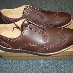 New Cole Haan Grandsprint Oxford Wing Tip Jave Size 10.5 M