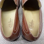 COLE HAAN COLLECTION MENS SHOES SIZE 13 BROWN LEATHER ITALY DRESS CASUAL LOAFERS