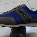 NIB Hugo Boss Stiven Casual Fashion Sneaker in Bright Blue sz 9 $150.00 nwt