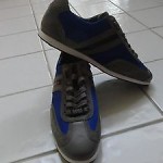 NIB Hugo Boss Stiven Casual Fashion Sneaker in Bright Blue sz 9 $150.00 nwt