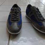 NIB Hugo Boss Stiven Casual Fashion Sneaker in Bright Blue sz 9 $150.00 nwt