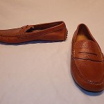 COLE HAAN AIR MENS 12 M Brown LEATHER LOAFERS MOCCASINS DRIVING SHOES