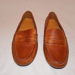 COLE HAAN AIR MENS 12 M Brown LEATHER LOAFERS MOCCASINS DRIVING SHOES