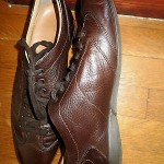 HUGO BOSS BROWN LEATHER SNEAKERS – GREAT LOOK AND STYLE – SIZE 42