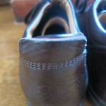 HUGO BOSS BROWN LEATHER SNEAKERS – GREAT LOOK AND STYLE – SIZE 42