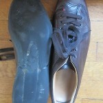 HUGO BOSS BROWN LEATHER SNEAKERS – GREAT LOOK AND STYLE – SIZE 42