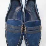 Cole Haan Nike AIR GRANT PENNY Driver Moc Suede Loafers Blue Sz 11.5 EUC!!!