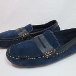Cole Haan Nike AIR GRANT PENNY Driver Moc Suede Loafers Blue Sz 11.5 EUC!!!