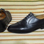 NICE COLE HAAN ITALIAN MEN SHOES SZ 10 M LEATHER  CAPTOE OXFORDS BLACK