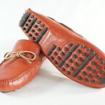 Cole Haan ~ Men’s PRE-OWNED Cinnabar Leather AIR GRANT Drivers Moccasins – 10 M