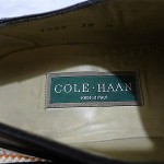NICE COLE HAAN ITALIAN MEN SHOES SZ 10 M LEATHER  CAPTOE OXFORDS BLACK