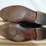 NICE COLE HAAN ITALIAN MEN SHOES SZ 10 M LEATHER  CAPTOE OXFORDS BLACK