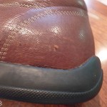 Shoe Men Cole Haan C06716 Nike Air leather Brown Plain Oxford shoe sz 9 1/2 M